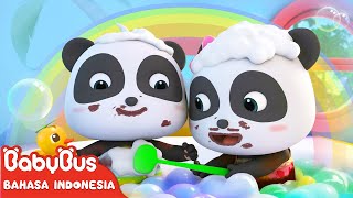 Mandi yang Baik | Monster Suka Air Mandi | Kebiasaan Baik | Lagu Anak | BabyBus Bahasa Indonesia