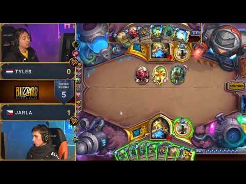HCT Dreamhack Winter: Tyler vs Jarla - Hearthstone Sweden Grand Prix 2018 | Day 1 Swiss Stage Round5