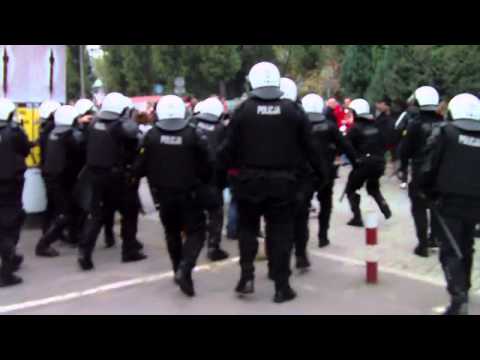 Zachowanie policji w stosunku do kibiców