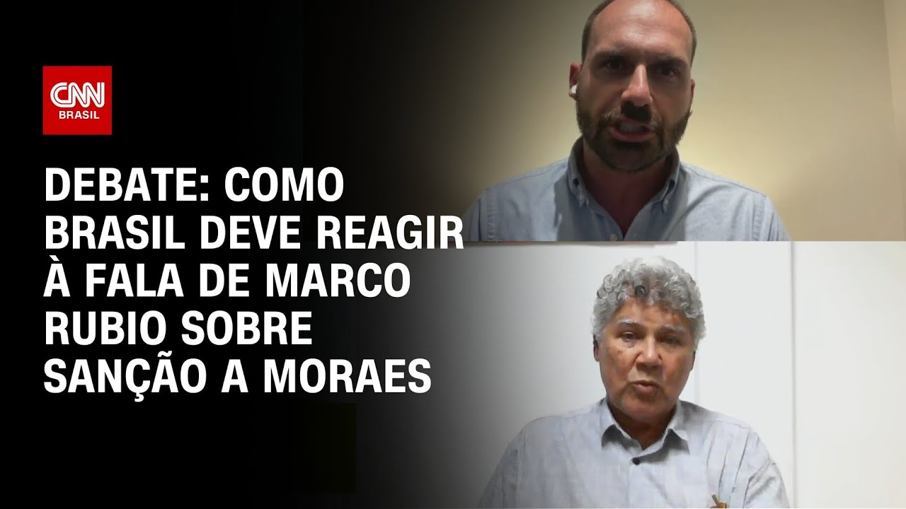 Eduardo Bolsonaro e Chico Alencar debatem como governo deve reagir à fala de Marco Rubio | CNN ARENA