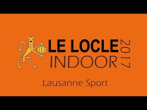 Le Locle Indoor 2017 - Tournoi en salle M14 - Lausanne Sport - Echauffement et buts