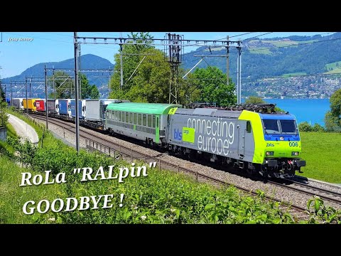 Rollende Landstraße "RALpin" RoLa-Sonderfilm. GOODBYE !