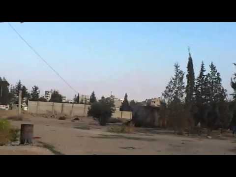 جولة ميدانية داخل الكتيبة 666 في منطقة السيدة زينب في ريف دمشق بعد السيطرة عليها من قبل كتائب الجيش الحر