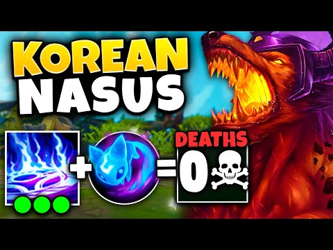 The Weirdest way to play Nasus but it's Korean (Nasus Guide)