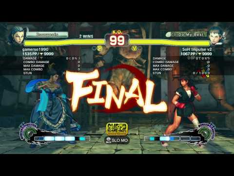 Street Fighter IV AE Rose vs Sakura Casual