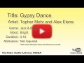 Gypsy Dance Topher Mohr And Alex Elena Jazz Blues Bright YouTube Audio Library BGM