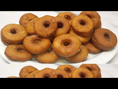 SUGAR DONUTS RECIPE/HOW TO MAKE DONUTS AT HOME/SIMPLE DONUTS RECIPE