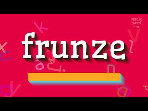 How to say "frunze"! (High Quality Voices)