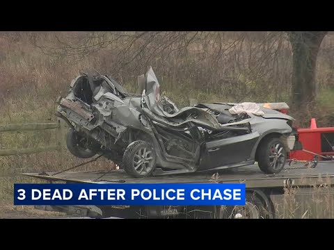 3 dead after police chase ends with crash in Chester County