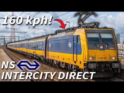 NS Intercity Direct! HIGH SPEED Through the Netherlands - Breda to Amsterdam