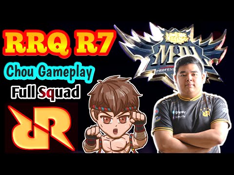 Chou Gameplay by RRQ R7 with Full Squad | winner of mpl season 5 Indonesia | Mobile Legends