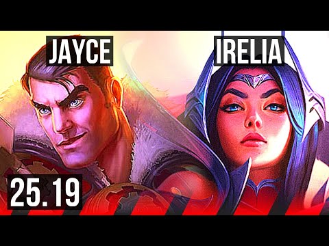 JAYCE vs IRELIA (TOP) | 14/4/8 | EUW Grandmaster | 25.19
