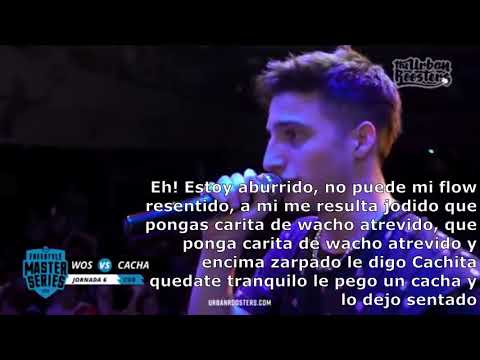 MINUTAZO WOS vs Cacha SUBTITULADO