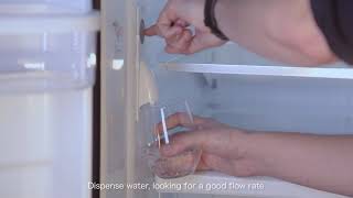 AQUACREST UKF8001 Refrigerator Water Filter Installation Video