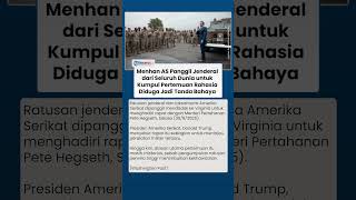 Pertemuan Misterius Ratusan Jenderal AS di Virginia Bikin Geger, Diduga ada Agenda Tersembunyi
