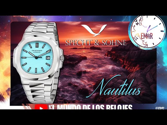 Vídeo relacionado con Relojes de pulsera Baramon para hombre, estilo Nautilus de acero inoxidable con movimiento de cuarzo, fecha, estilo lujoso, manos luminosas, relojes casuales y de negocios para hombre