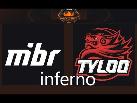 【CSGO Major】MiBR vs TyLoo (Inferno) - FACEIT Major- London 2018 - 比赛实况