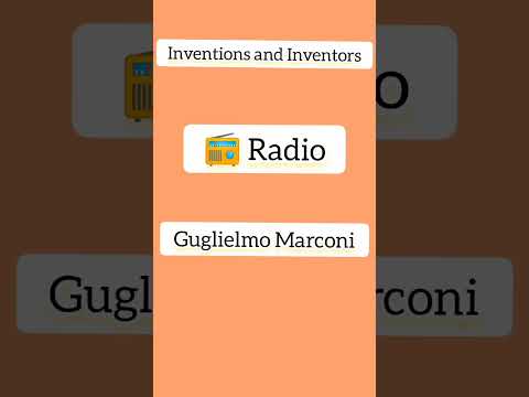 Radio Inventions and Inventors Guglielmo Marconi. #inventions #radio
