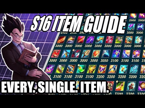 Explaining EVERY SINGLE League of Legends Item | Season 16 Itemization Guide