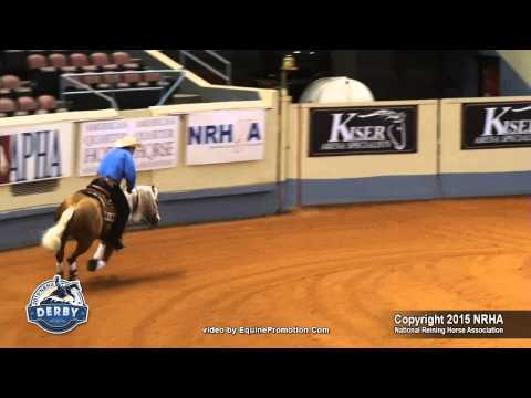 Wimpys Little Freckl - ridden by Peter Defreitas - 2015 NRHA Derby Open Derby (Sec. 2)