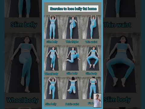 Exercise to lose belly fat home #homeworkoutroutine #weightloss