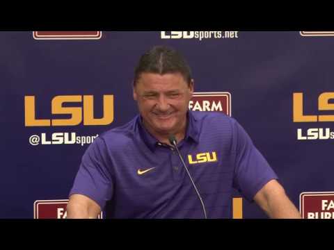Video: Ed Orgeron Previews Upcoming Florida Game During His Monday Press Conference