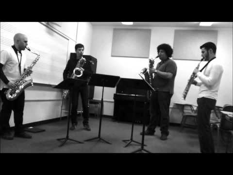 Michael Nyman - Songs for Tony - IV - Green Light Saxophone Quartet