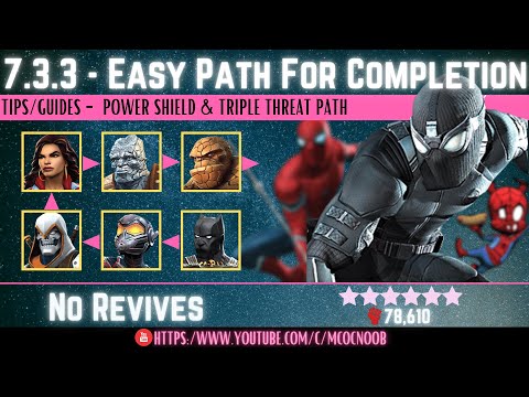 MCOC: Act 7.3.3 - Easy Path for Completion - (Book 2, Act 1.3) - Spiderman Stealth Suit -Tips/Guides