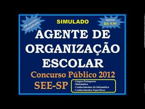 AGENTE DE ORGANIZAÇÃO ESCOLAR  -  SEE/SP - APOSTILA DIGITAL - VCSIMULADOS.COM.BR
