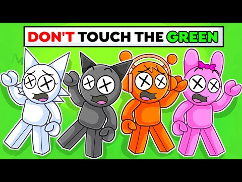 Sprunki CAN'T TOUCH THE COLOR in Roblox!