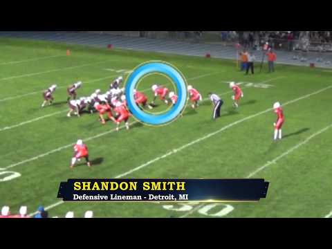 Shandon Smith - Lincoln Park Defensive Lineman - Highlights