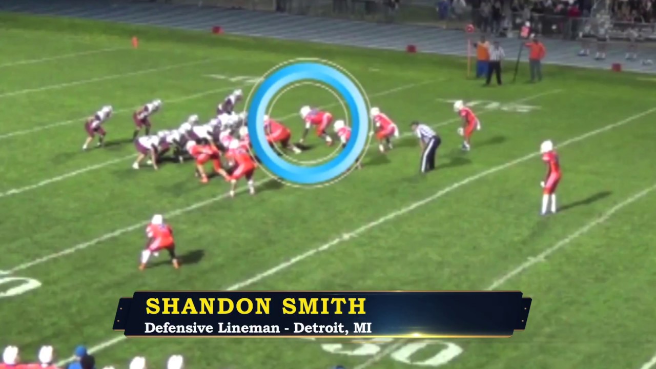 Shandon Smith - Lincoln Park Defensive Lineman - Highlights