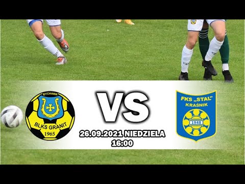 SKRÓT MECZU GRANIT BYCHAWA - STAL KRAŚNIK 26.09.2021 IV LIGA LUBELSKA 1:1