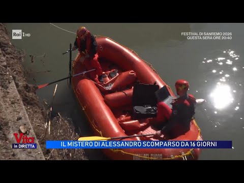 Il mistero di Alessandro scomparso da 16 giorni - Vita in diretta 24/02/2026