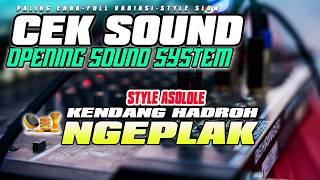 Download lagu Cek Sound Kendang Hadroh Ngeplak Full Horeg (Sholawat Burdah x Ya Imamarrusli) mp3