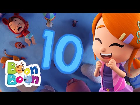 Învățăm să numarăm cu jucăriile | Cântece educative pentru copii |  BoonBoon