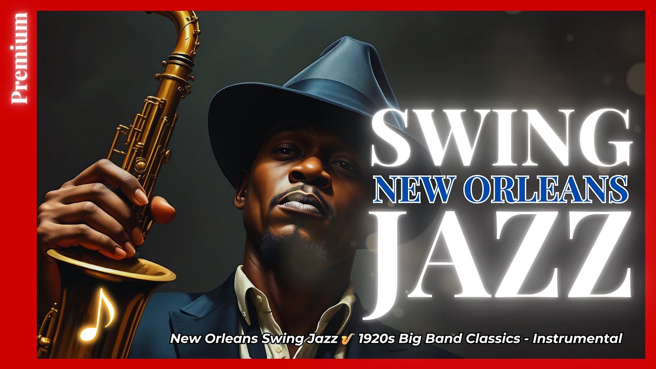 New Orleans Swing Jazz 🎷 1920s Big Band Classics - Instrumental