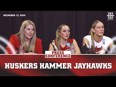 Huskers Advance to Regional Final vs Texas A&M | Nebraska Volleyball Press Conference