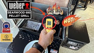 Weber Searwood 600 Pellet Grill Griddle! / Hot And Seared Burgers!