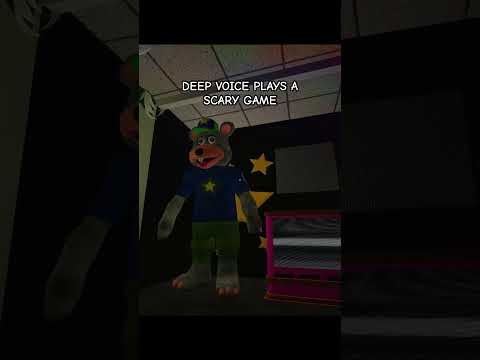 SCARY GAME makes deep voice scream #robloxhorror #funny