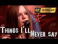 (Remastered 4k) Avril Lavigne - Things I'll never say - Live in Buffalo 2003