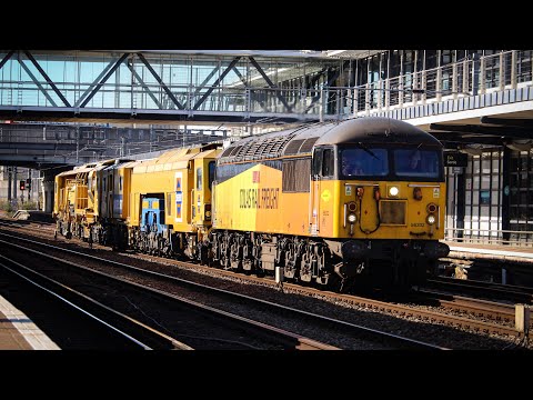 *Rare* (HD) Colas Rail class 56302 drags DR73110 & 77908 for export to France, working 6Z57 & 0Z57!