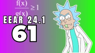 ✈EEAR 2024.1 MATEMÁTICA | Dadas as funções f(x) = 2x + 1 e g(x) = x − 3 os valores reais de x para