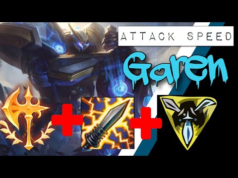 ATTACK SPEED GAREN TOP IS SO MUCH FUN! Top lane Garen vs Riven Season 10 Commentary