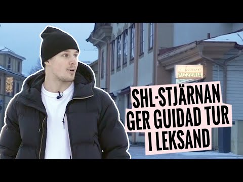 Marcus Karlberg visar upp sitt Leksand