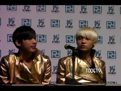[Fancam] 110429 TEEN TOP - Interview Their nickname is.. @ K- POP Charity Concert