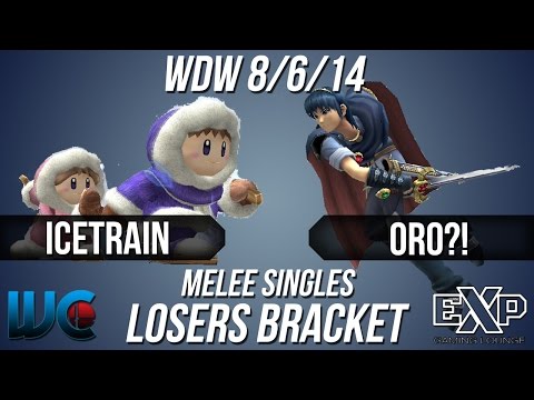 WDW 8/6/14 - Oro?! (Marth) vs. Icetrain (Ice Climbers) Melee Singles Bracket