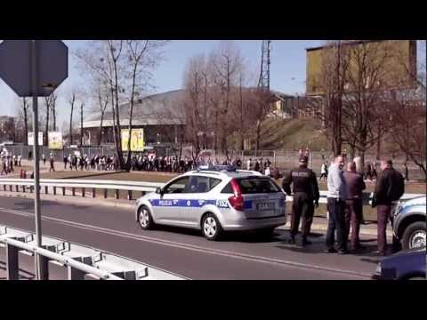 DERBY ŁODZI 2012 - Before the stadium