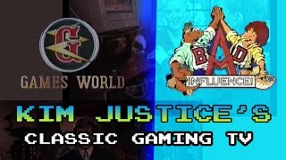 Games World and Bad Influence! - Kim Justice's Classic Gaming TV Review