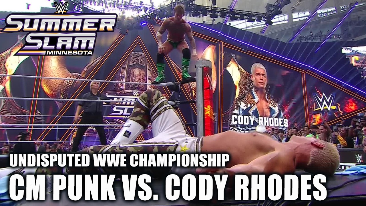 CM Punk vs. Cody Rhodes Highlights for WWE Championship | SummerSlam 2026